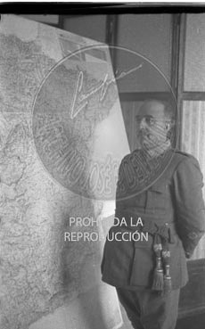 Franco ante los mapas
