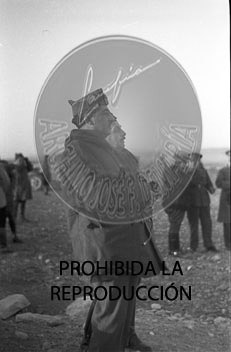 Franco con Davila en el frente de Teruel