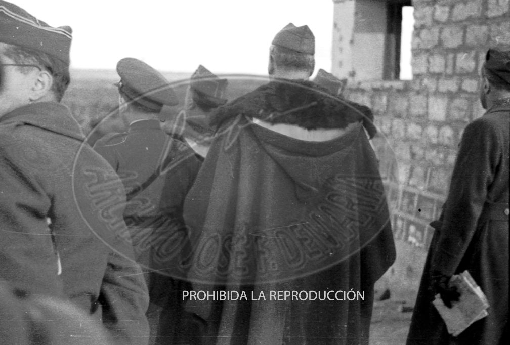 Franco ante los mapas