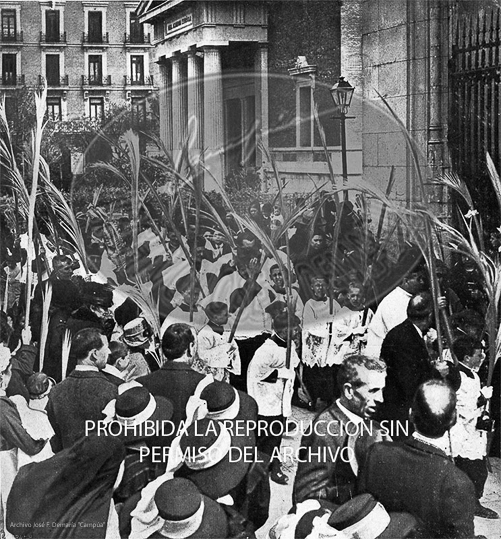Procesion del Domingo de Ramos en Madrid