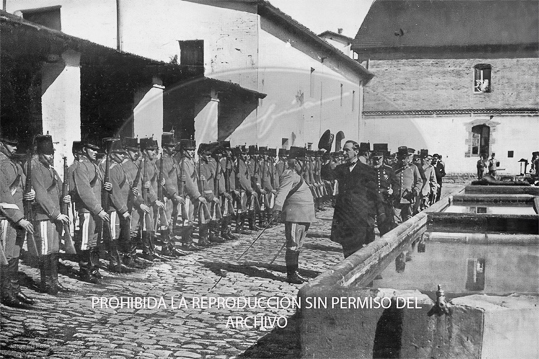 Visita del Ministro de la Guerra a Pamplona