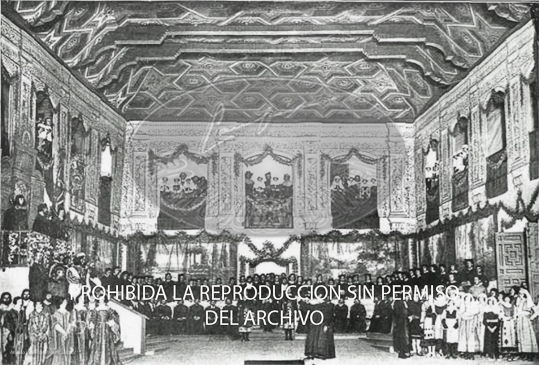 Homenaje a Alfonso XIII en la Universidad de Alcalá de Henares