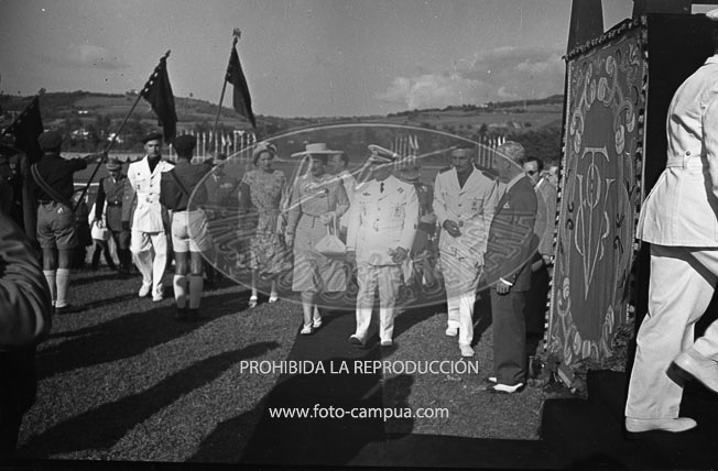Inauguración del monumento a los Caidos del Baleares 16 junio 1941