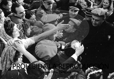Visita de Franco a Barcelona en 1942