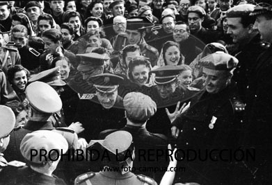 Visita de Franco a Barcelona en 1942