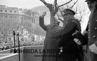 Visita de Franco a Barcelona en 1942