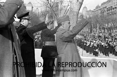 Visita de Franco a Barcelona en 1942