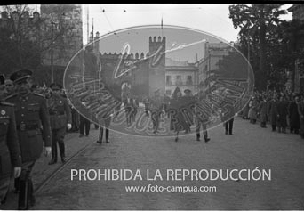 Franco visita Sevilla. 10 febrero de 1942