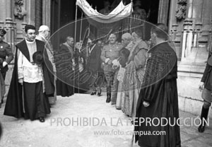 Franco visita Sevilla. 10 febrero de 1942