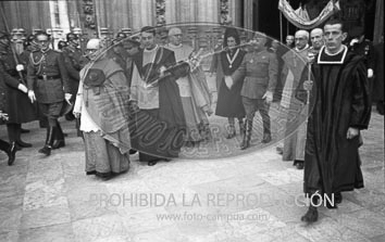 Franco visita Sevilla. 10 febrero de 1942