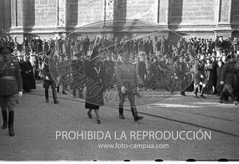 Franco visita Sevilla. 10 febrero de 1942