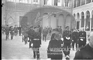 Franco visita Sevilla. 10 febrero de 1942