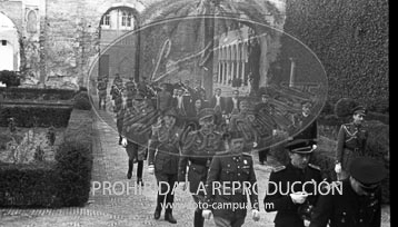 Franco visita Sevilla. 10 febrero de 1942