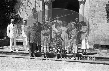 Franco en el Pazo de Meirás