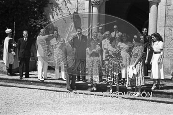 Franco en el Pazo de Meirás