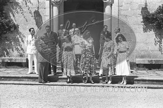 Franco en el Pazo de Meirás