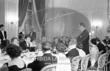 Cena en el Ritz en honor del Ministro de AA.EE.