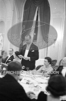 Cena en el Ritz en honor del Ministro de AA.EE.