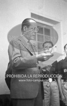 El General Peron Presidente Honorario de Falange Española