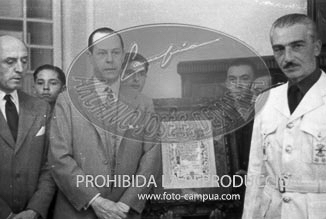 El General Peron Presidente Honorario de Falange Española