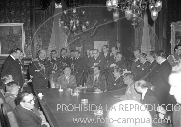 Viaje del Ministaro de AA.EE. de España a Argentina en 1948