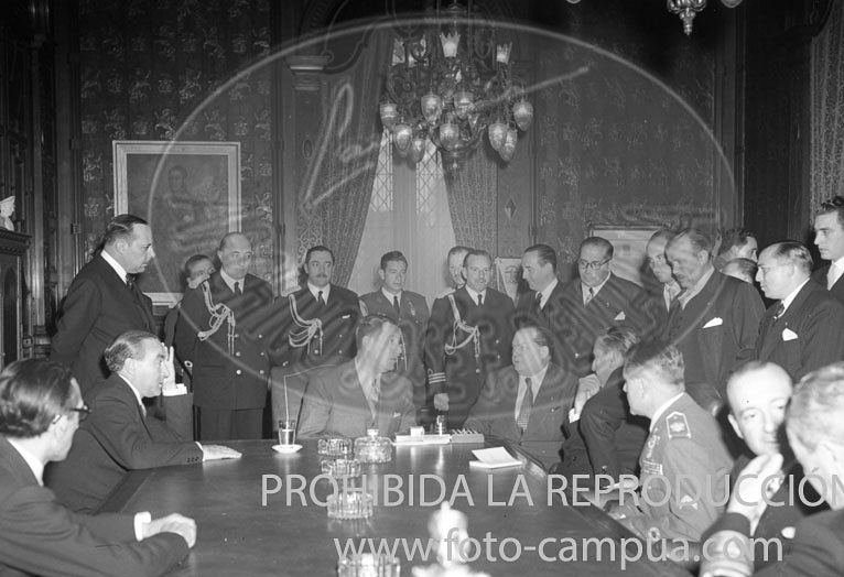 Viaje del Ministaro de AA.EE. de España a Argentina en 1948