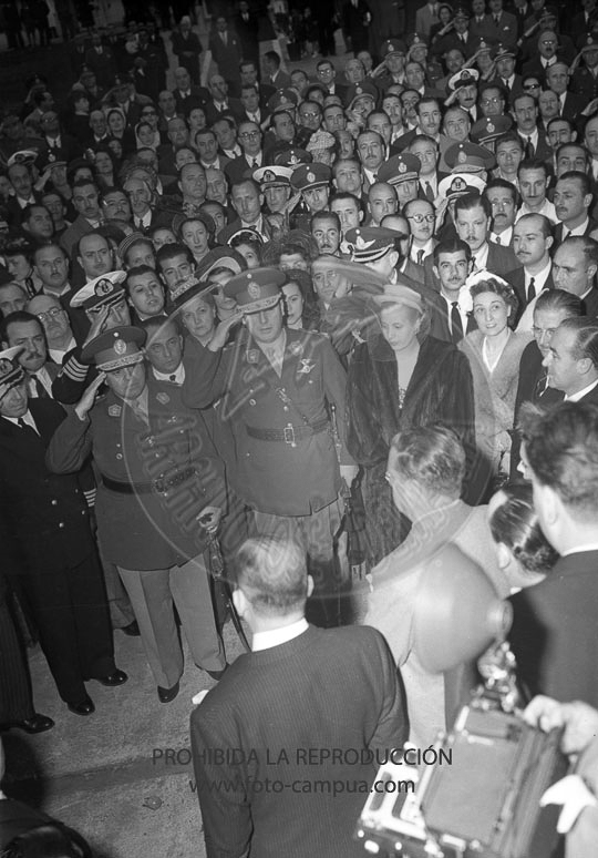 Viaje del Ministaro de AA.EE. de España a Argentina en 1948