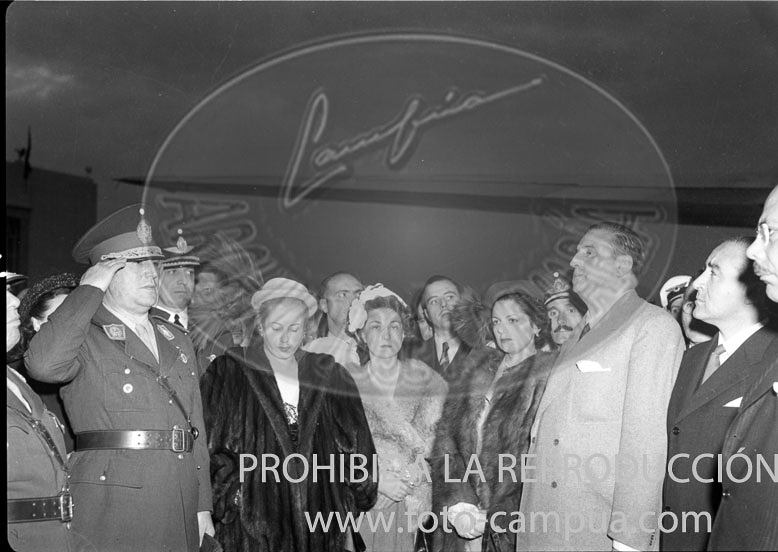 Viaje del Ministaro de AA.EE. de España a Argentina en 1948