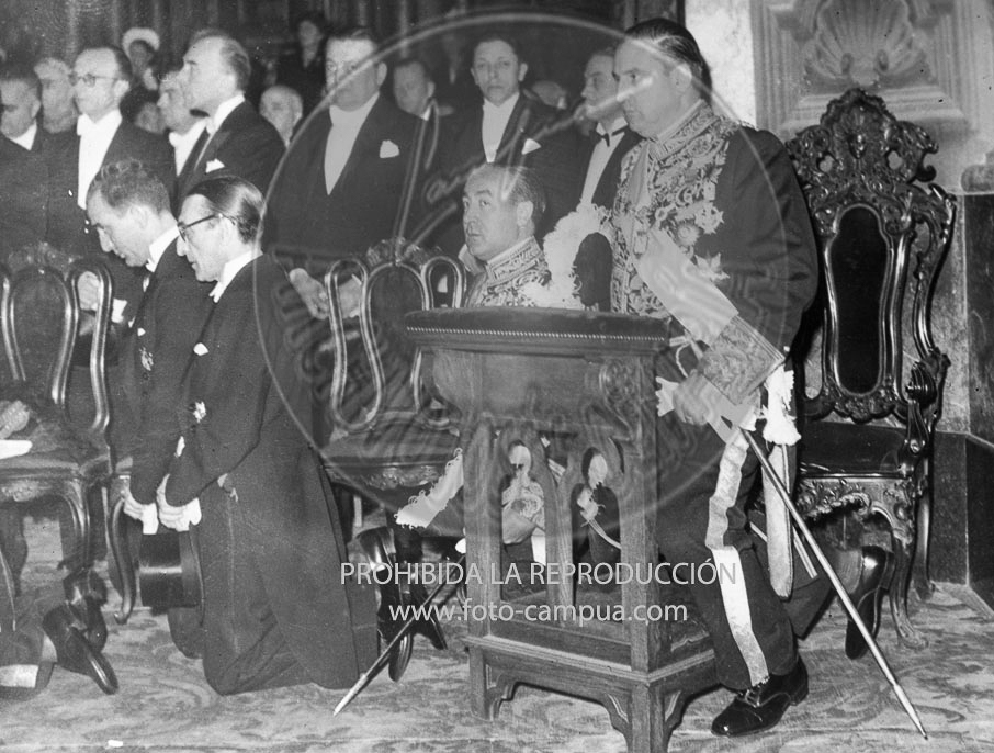 Viaje del Ministaro de AA.EE. de España a Argentina en 1948