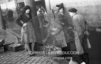Mercado de pescado de la calle Toledo
