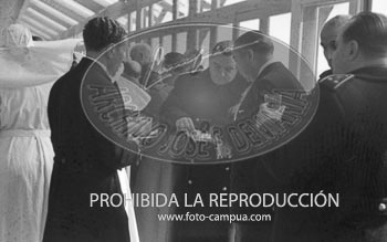 Franco inaugura el hospital de Guadarrama