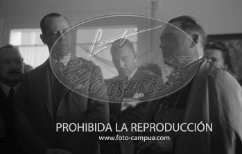 Entrega de una imagen de Nª Señora de Lujan a la Embajada Argentina