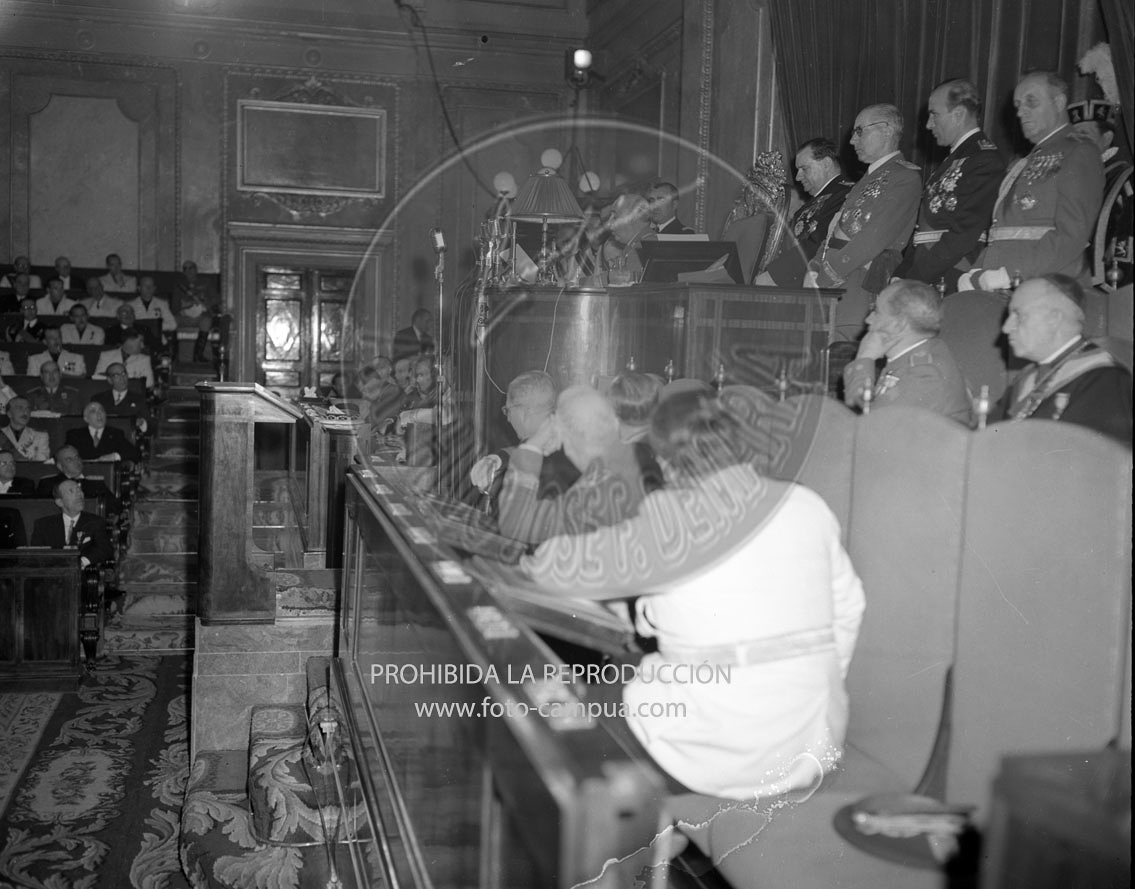 Apertura del periodo de Cortes Españolas