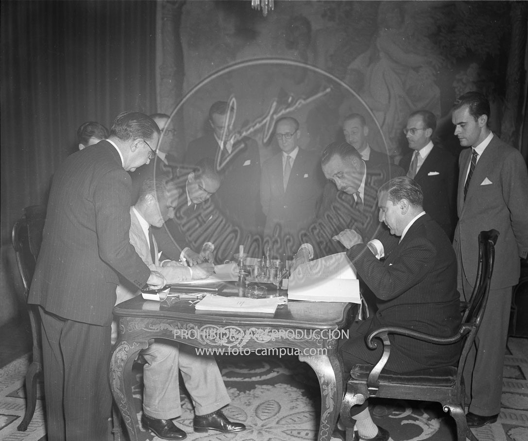 Firma convenio Francia-España