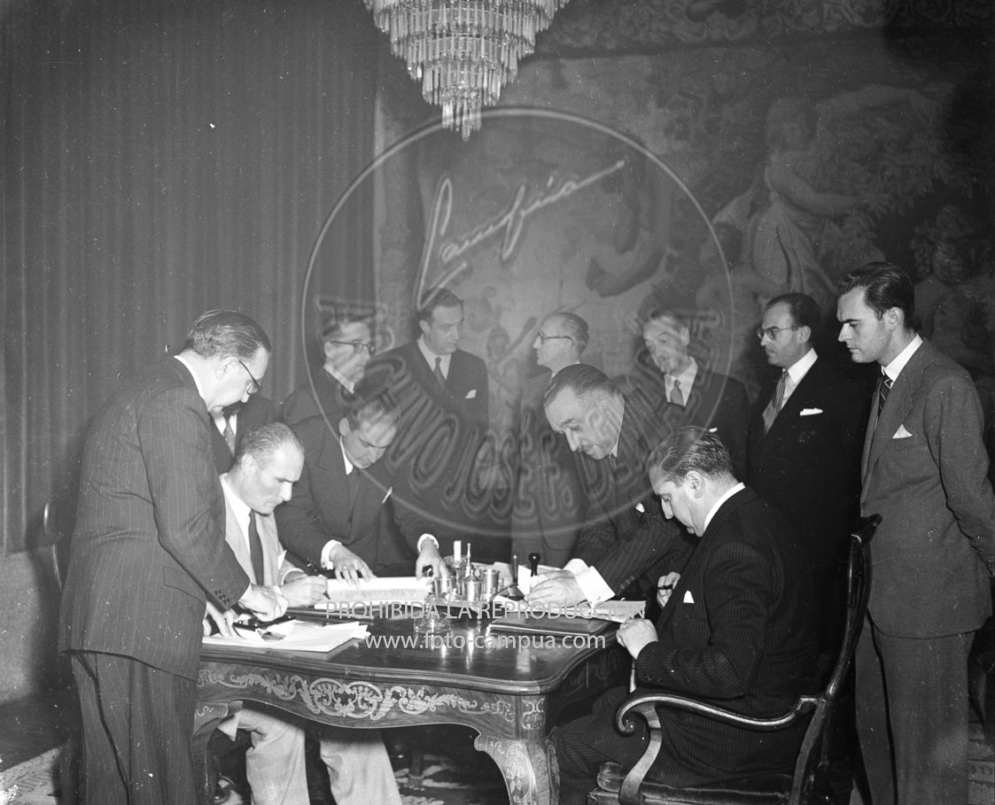 Firma convenio Francia-España
