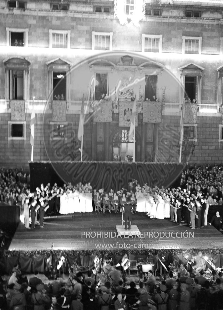 Franco visita Barcelona
