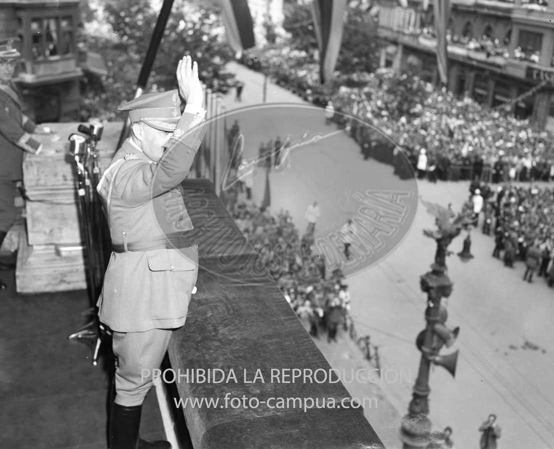 Visita de Franco a Bilbao junio 1950