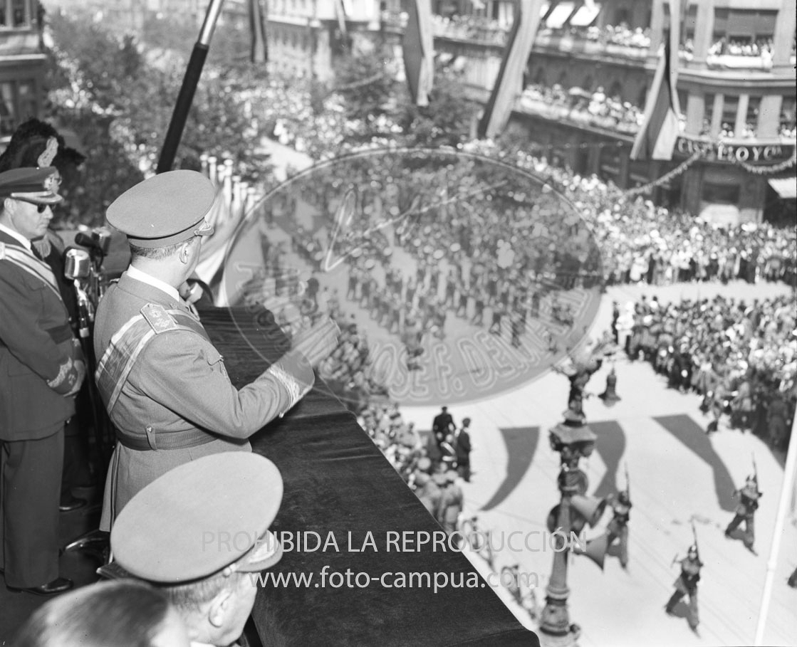 Visita de Franco a Bilbao junio 1950