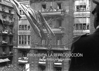 Visita de Franco a Bilbao junio 1950