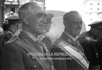 Visita de Franco a Bilbao junio 1950