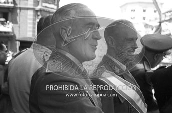 Visita de Franco a Bilbao junio 1950