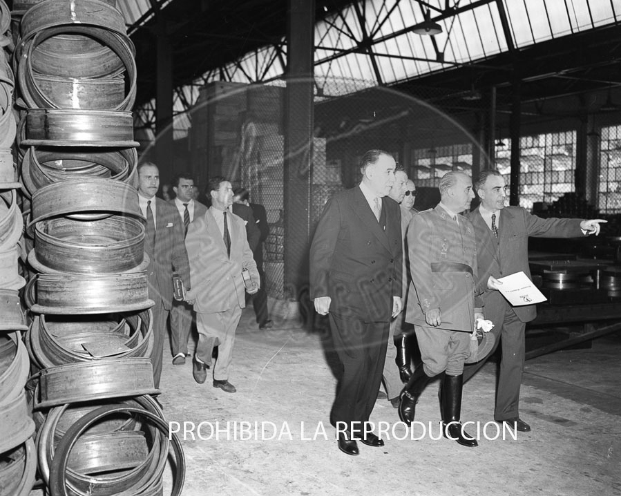 Visita de Franco a Bilbao junio 1950
