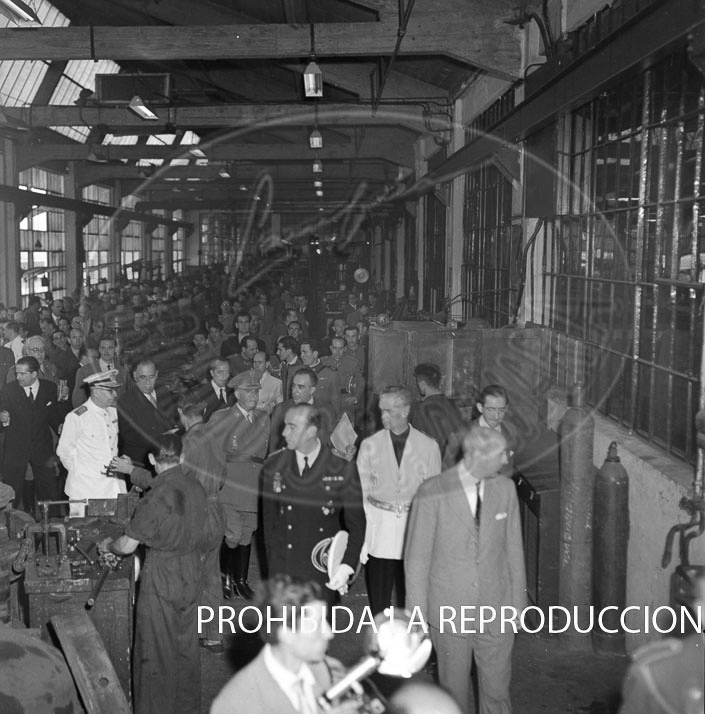 Visita de Franco a Bilbao junio 1950