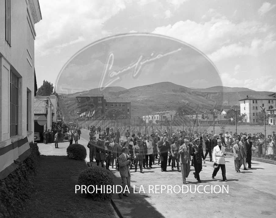 Visita de Franco a Bilbao junio 1950