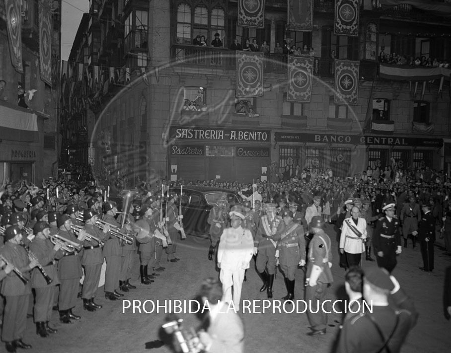 Visita de Franco a Bilbao junio 1950