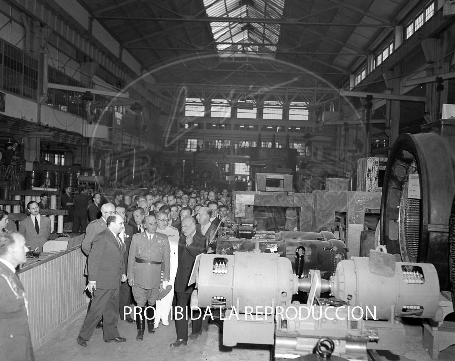 Visita de Franco a Bilbao junio 1950