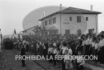 Inauguracion de la línea férrea Villacañas a Santa Cruz de la Zarza