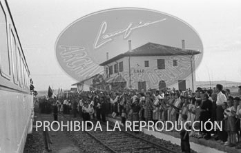 Inauguracion de la línea férrea Villacañas a Santa Cruz de la Zarza