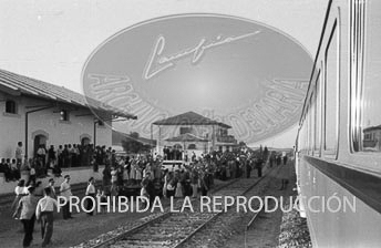 Inauguracion de la línea férrea Villacañas a Santa Cruz de la Zarza