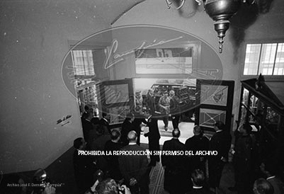 Franco en la facultad de farmaciia de la Universidad de Barcelona.